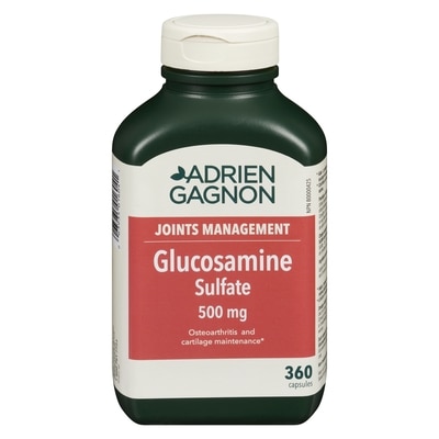 Adrien Gagnon 500 Mg Glucosamine Sulfate 360 ea, $0.06/1ea