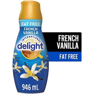 International Delight French Vanilla Flavoured Fat Free Coffee Creamer, 63 Servings 946 ml, $0.74/100ml