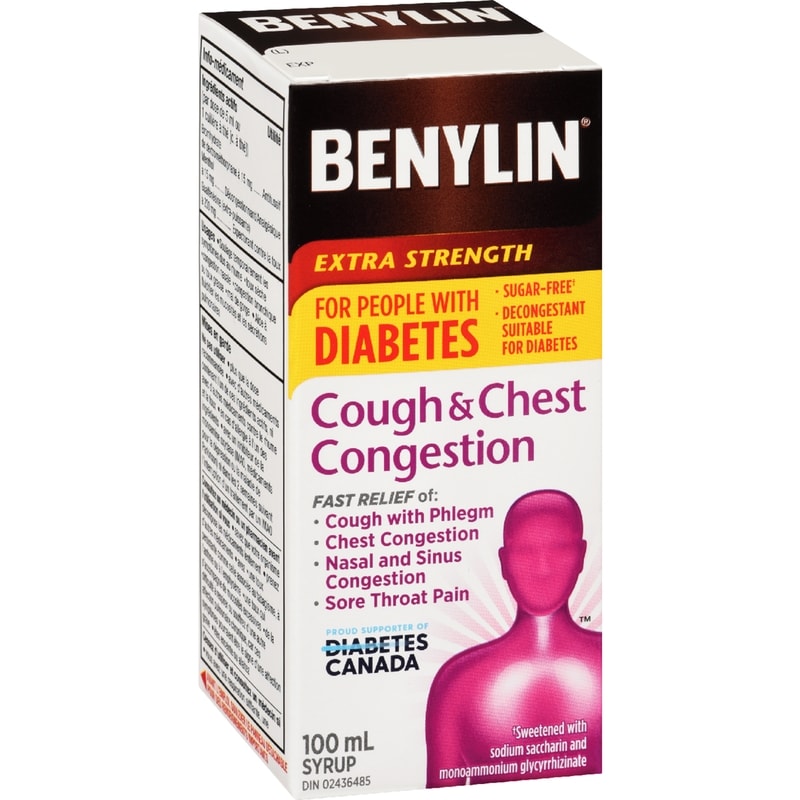 Cough & Chest Congestion, Extra Strength for Diabetics