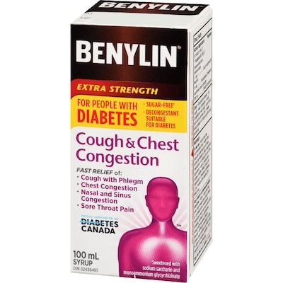 Cough & Chest Congestion, Extra Strength for Diabetics