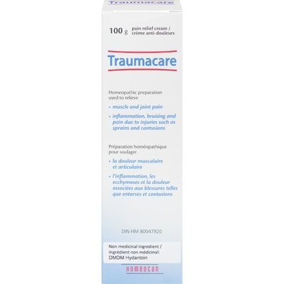 Homeocan Crème antidouleurs Traumacare 100 g, 37,99 $/100g