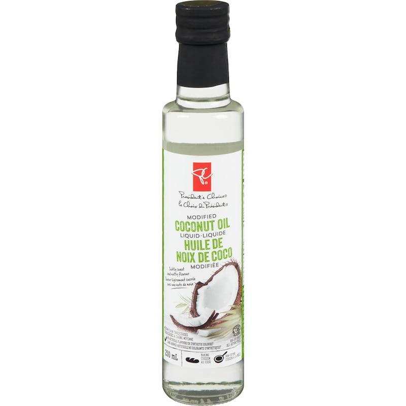 President's Choice Modified Liquid Coconut Oil - 250 ml | Loblaws