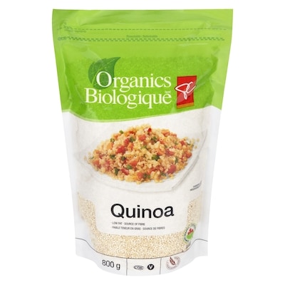 PC Biologique Quinoa Blanc 800 g, 1,12 $/100g