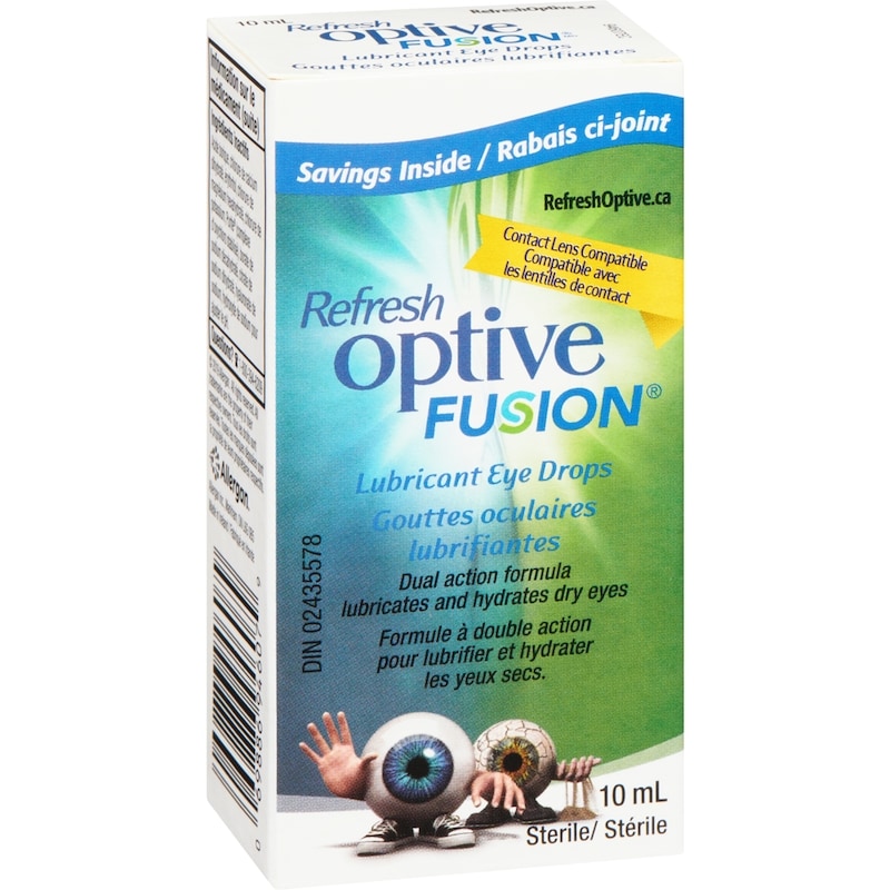 Optive Fusion Eye Drops Lubricant