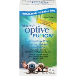 Refresh Gouttes pour les yeux Optive Fusion 10 ml, 179,90 $/100ml