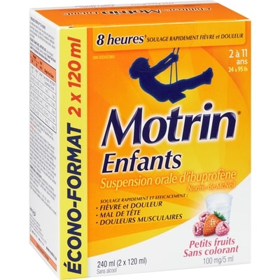Suspension d’ibuprofène pour enfants