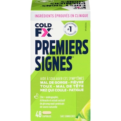 Cold-FX Comprimés Premiers signes 48 ea, 0,57 $/1ch