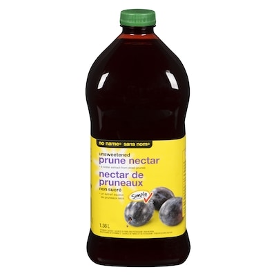 No Name Prune Nectar Unsweetened 1.36 l, $0.48/100ml