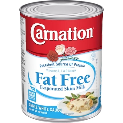 Carnation Fat Free Evaporated Skim Milk 354 ml, $0.79/100ml