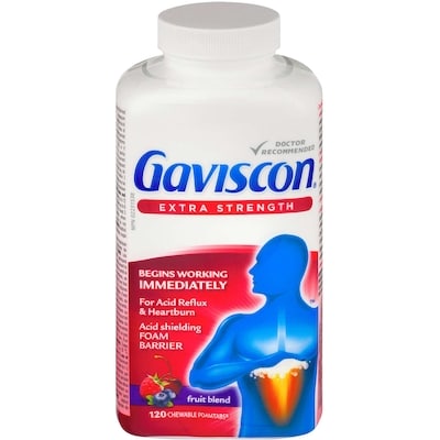 Gaviscon Extra Strength Foamtabs, Acid/Heartburn Relief 120 ea, $0.22/1ea
