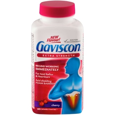 Gaviscon Extra Strength, Cherry 60 ea, $0.32/1ea