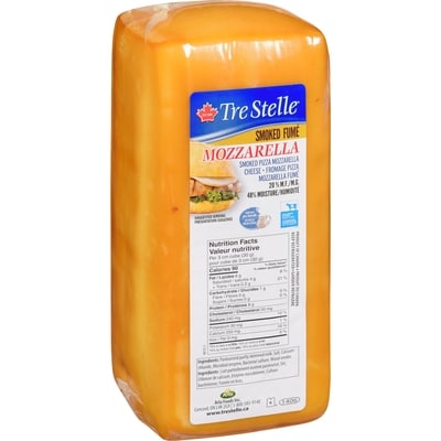 Tre Stelle Mozzarella Smoked Cheese Loaf $3.99/100g $18.10/1lb