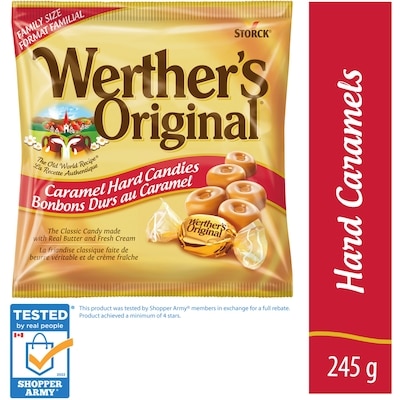 Werther's Original Caramel Hard Candy 245 g, $2.44/100g