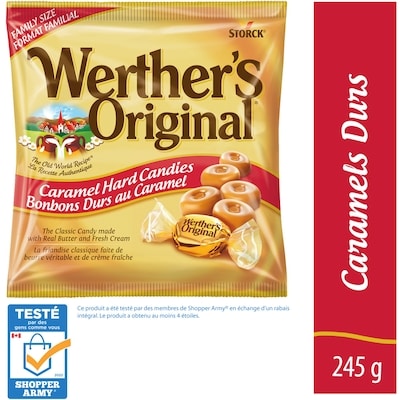 Werther’s Original Bonbons Éclairs caramels mous  245 g, 2,44 $/100g
