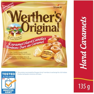 Werther's Original Caramel Hard Candy 135 g, $2.07/100g