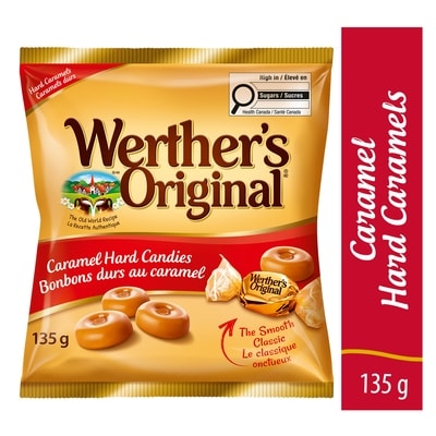 Werther’s Original Bonbons Éclairs caramels mous 135 g, 2,59 $/100g