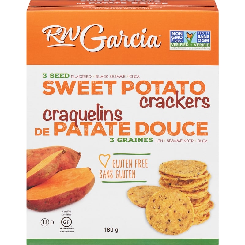 3 Seed Sweet Potato Crackers