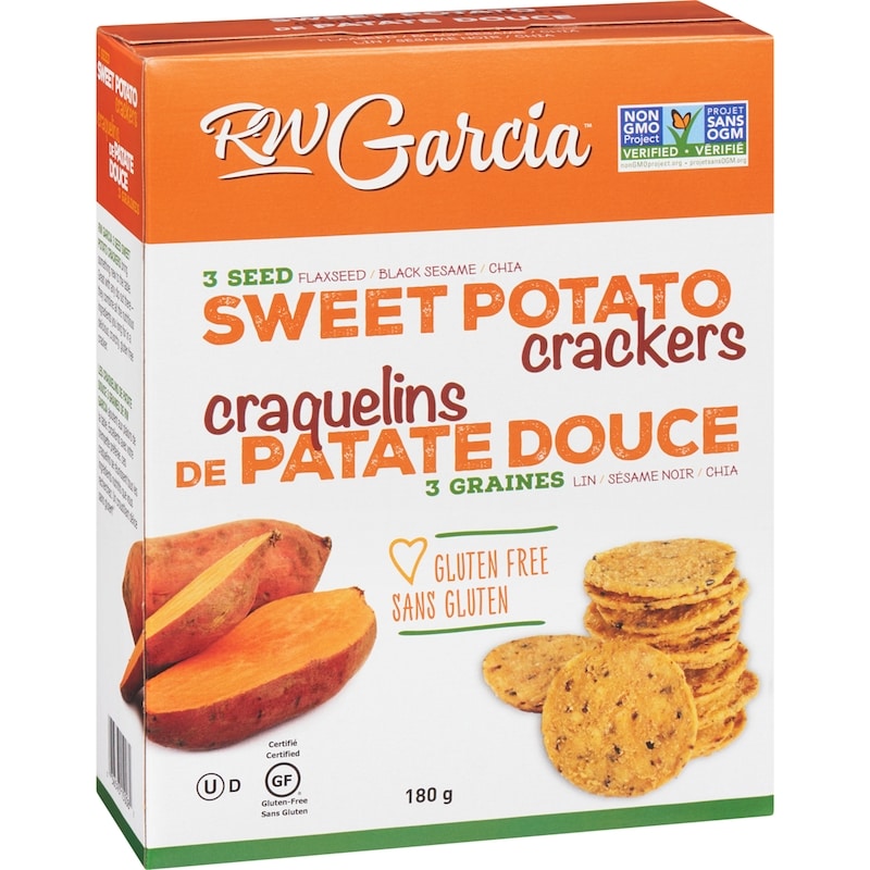 3 Seed Sweet Potato Crackers