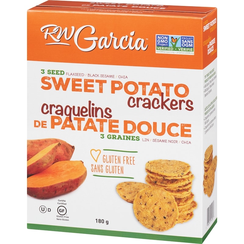 3 Seed Sweet Potato Crackers