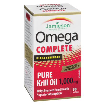 Omega Complete Ultra Strength Super Krill Softgels 1,000 mg