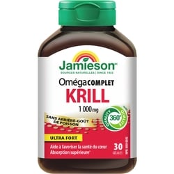 Jamieson Oméga Complet - Super Krill 1 000 mg 30 ea, 1,22 $/1ch