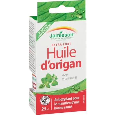 Huile d’origan extra forte avec vitamine E