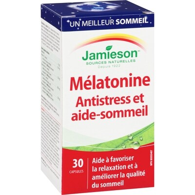Mélatonine soutien de stress et de sommeil