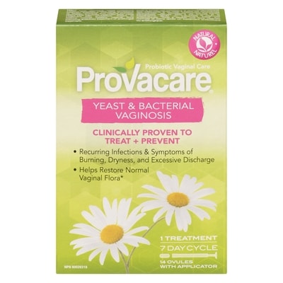 Provacare Probiotic Vaginal Care Yeast & Bacterial Vaginosis Treatment 14 ea, $2.25/1ea