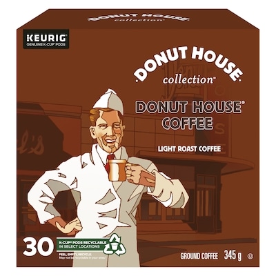 Donut House Regular Coffee, K-Cup 30 ea, $0.63/1ea
