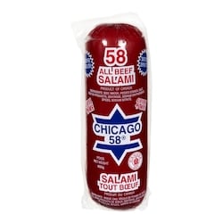Chicago 58 Salami sans gluten 600 g, 2,00 $/100g