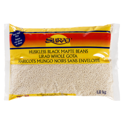 Suraj Haricots mungo noirs sans enveloppe 1.81 kg, 0,44 $/100g