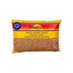 Suraj Whole Brown Lentils 1.81 kg, $0.30/100g