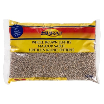 Suraj Brown Lentils, Whole 1.81 kg, $0.18/100g