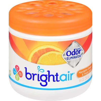 Bright Air Air Fresheners, Odor Eliminator, Mandarin Orange & Fresh Lemon 397 g