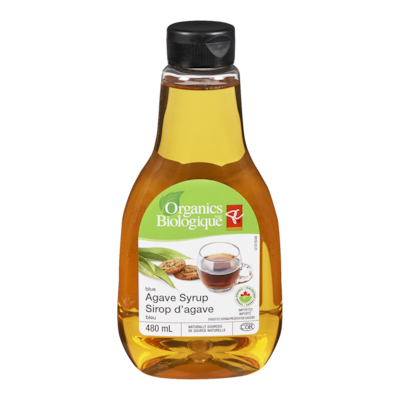 PC Biologique Sirop D’Agave 480 ml, 2,08 $/100ml