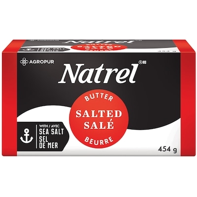 Natrel Beurre Salé 454 g, 1,76 $/100g