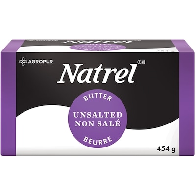 Natrel Beurre Non Salé 454 g, 1,76 $/100g