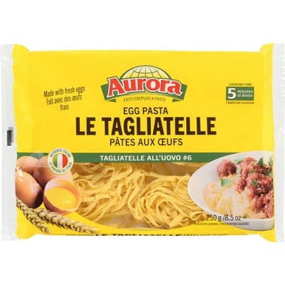 Aurora Egg Pasta, La Tagliatelle 250 g, $1.40/100g