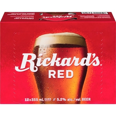 Rickard's Red Beer (ID required at pick-up) 12x355.0 ml, $0.63/100ml