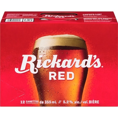 Rickard’s Bière (Pièce d’identité requise au moment du ramassage) 12x355.0 ml, 0,63 $/100ml