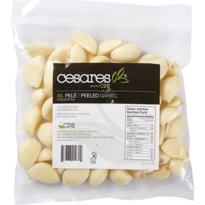 null Ail pelé 11,00 $/1kg 4,99 $/1lb