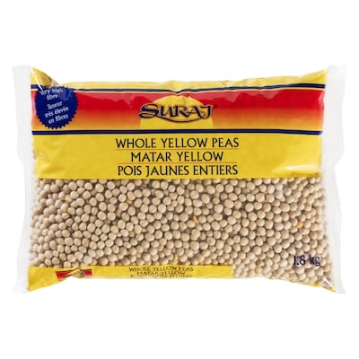 Suraj Peas Whole Yellow 1.81 kg, $0.22/100g