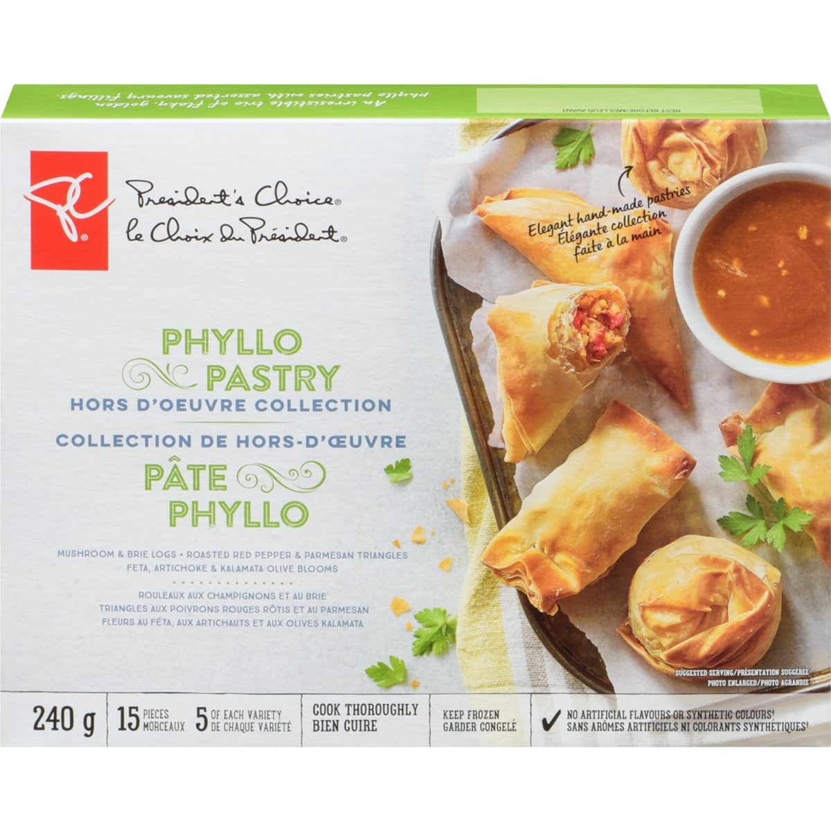 President's Choice Phyllo Collection 240 g, $4.17/100g