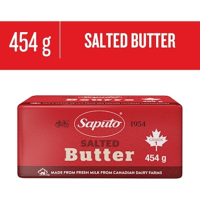 Saputo Salted Butter 454 g, $1.72/100g
