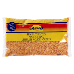 Suraj Red Split Lentils 907 g, $0.36/100g
