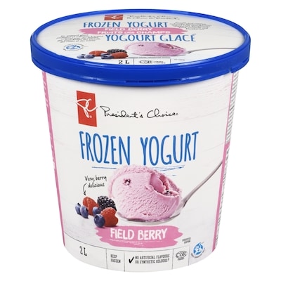 President's Choice Frozen Yogurt Field Berry 2 l, $0.27/100ml
