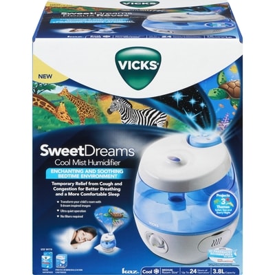 Vicks Sweet Dreams Cool Mist Humidifier, Blue 1 ea, $76.99/1ea