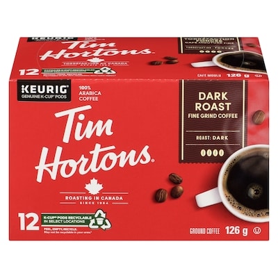 Tim Hortons Single Serve Coffee Pod, Dark Roast 126 g