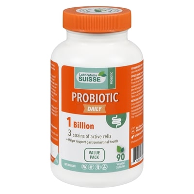 Laboratoire Suisse Probiotic Vegetal Capsules 90 ea, $0.17/1ea