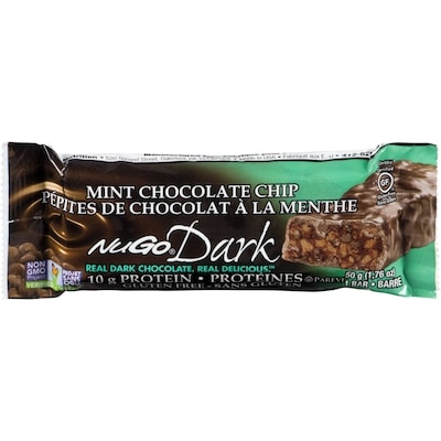 NuGo Vegan Nutrition Bar, Dark Mint Chocolate  12x50.0 g, $5.50/100g